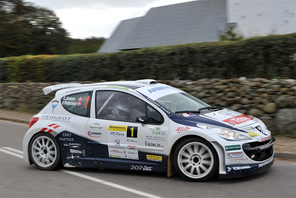 Christian Jensen og Freddy Pedersen scorede hattrick i årets Peugeot Rally